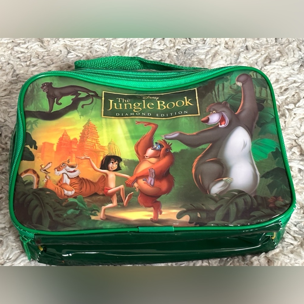 Disney The Jungle Book Diamond Edition insulated lunch bag green